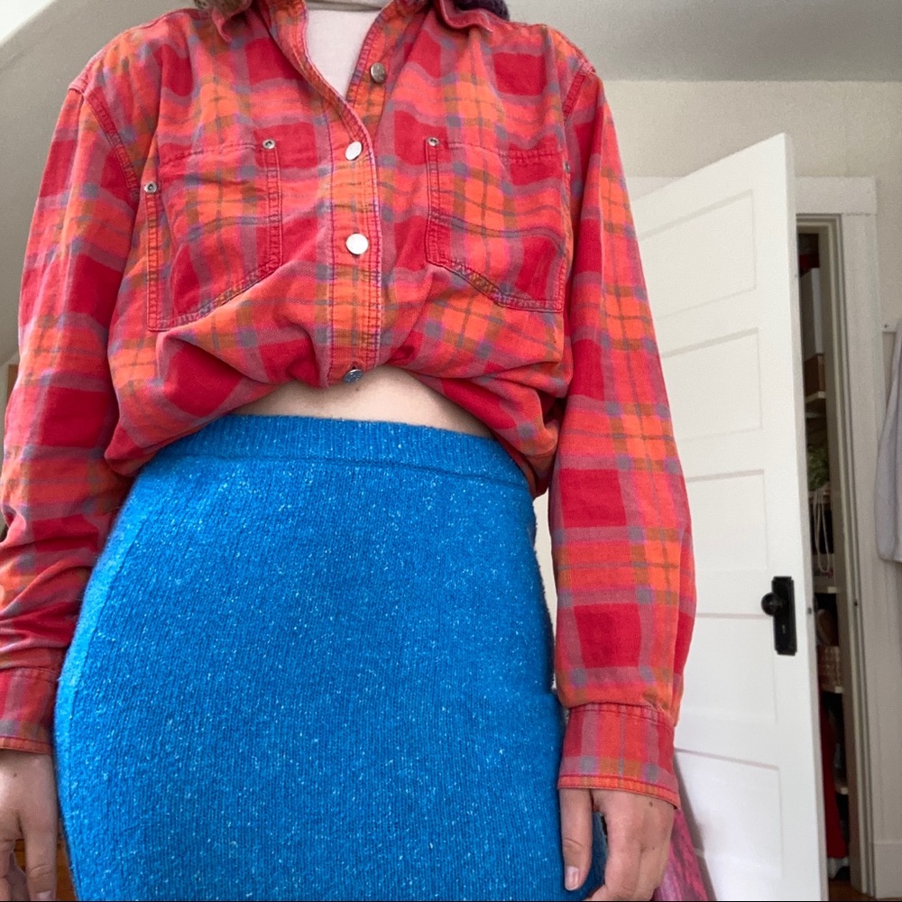 Retro Angora/Silk Skirt
